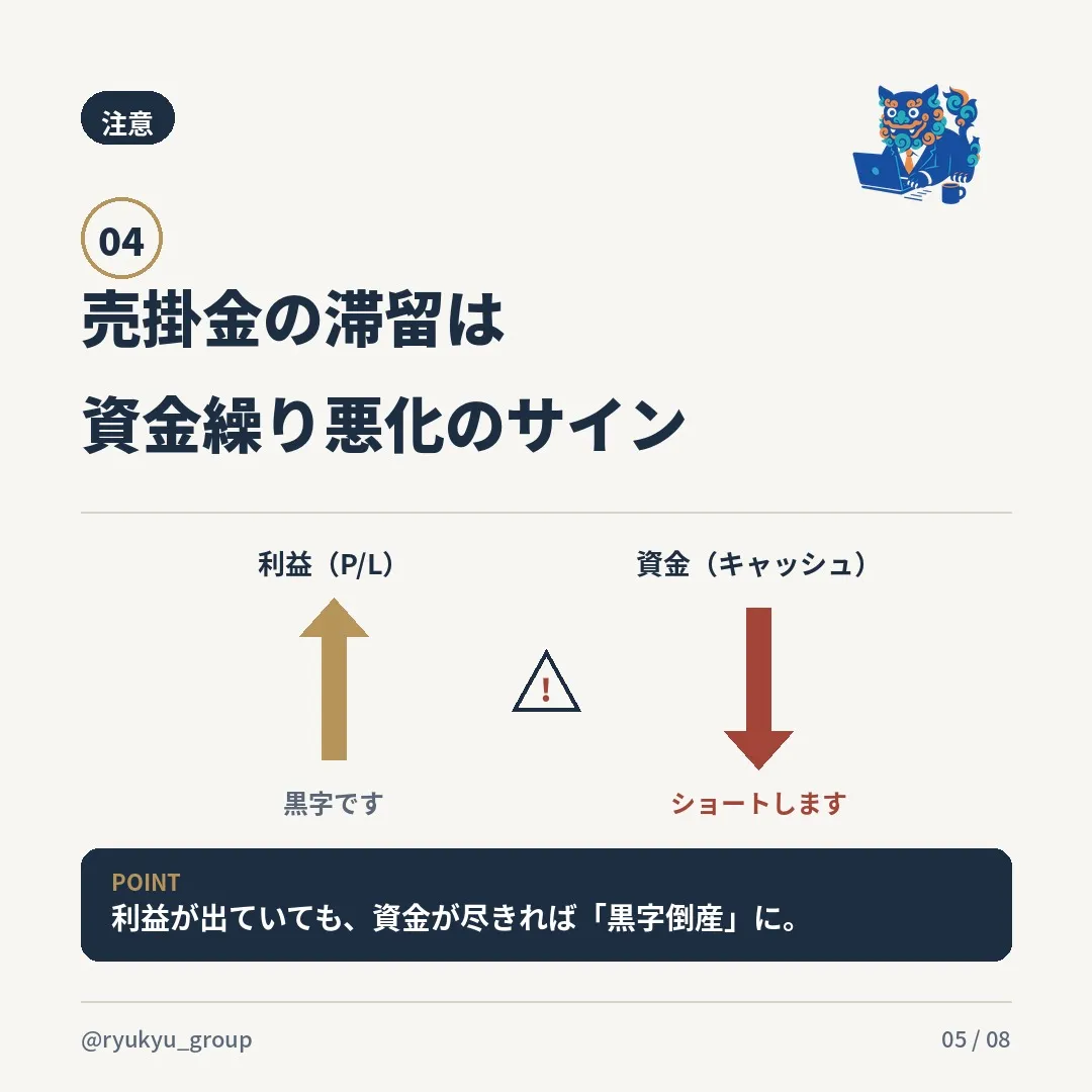 「売上は伸びているのに、なぜか手元にお金が残らない…」
