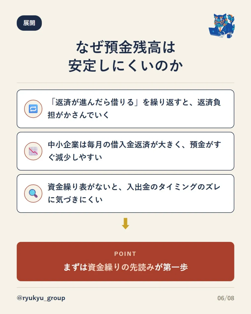 【会社の「資金繰りの安定度」を測る指標】